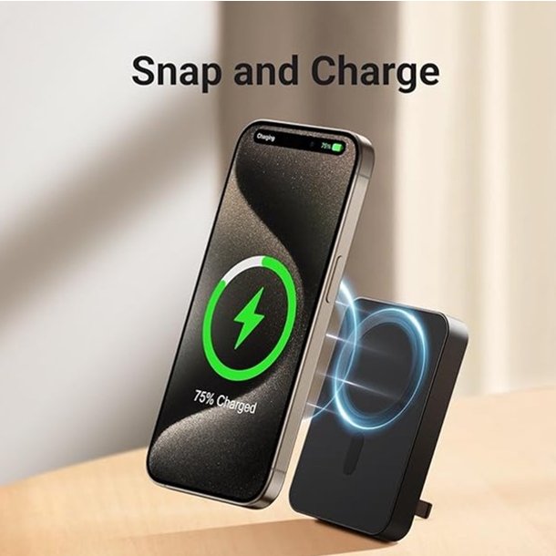 Magnetic 5000mAh Ultra-Slim Wireless Power Bank