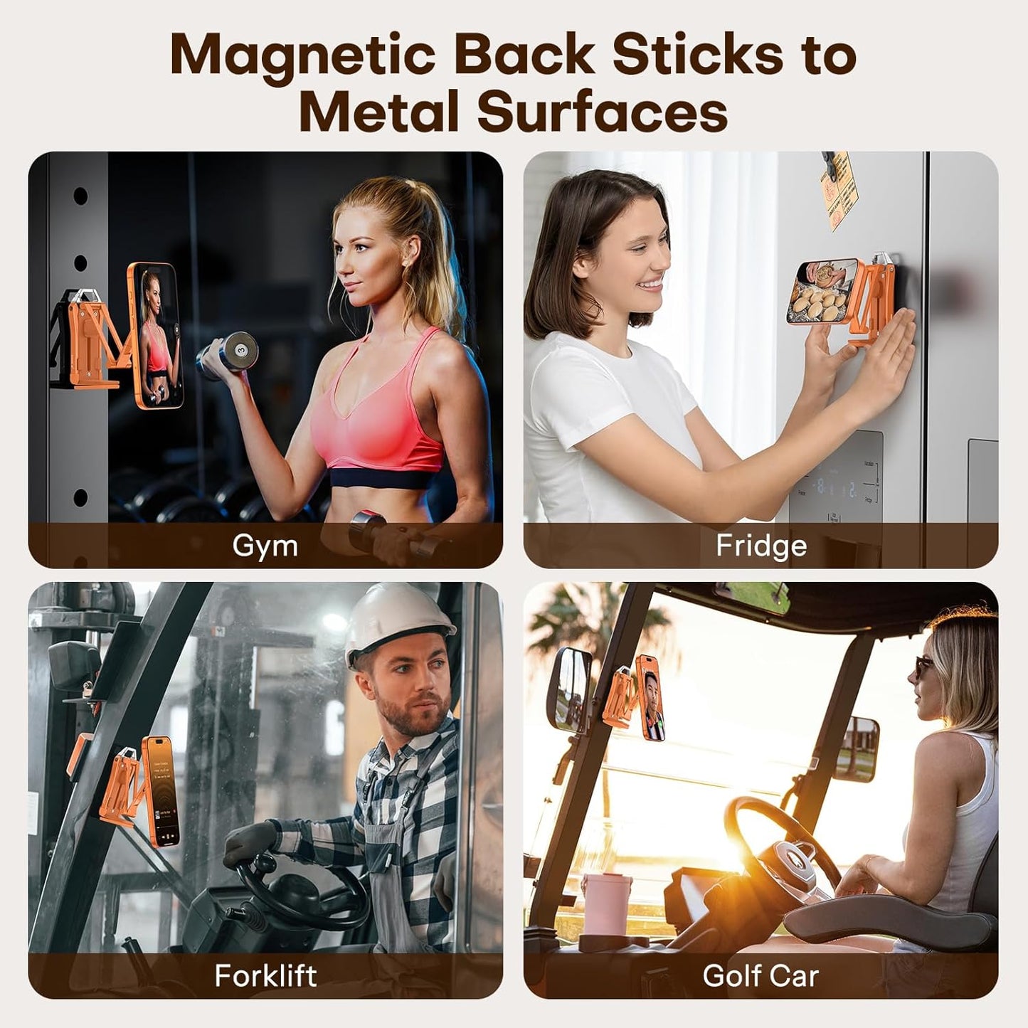 MagLock Magnetic Foldable Phone Stand