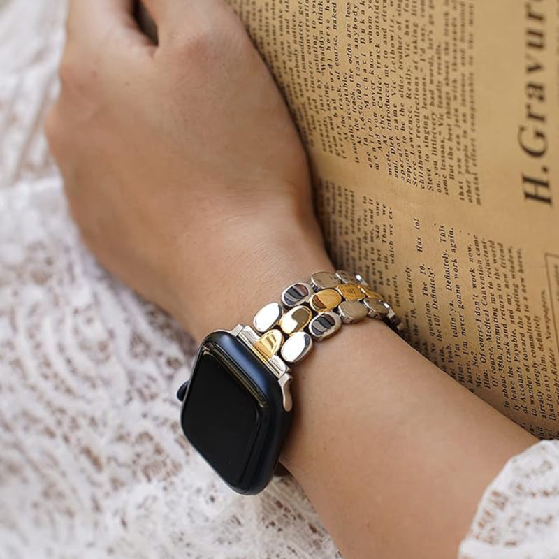 Classic Rounded Link Watch Band