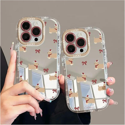 Lovely Puppy Makeup Mirror Case