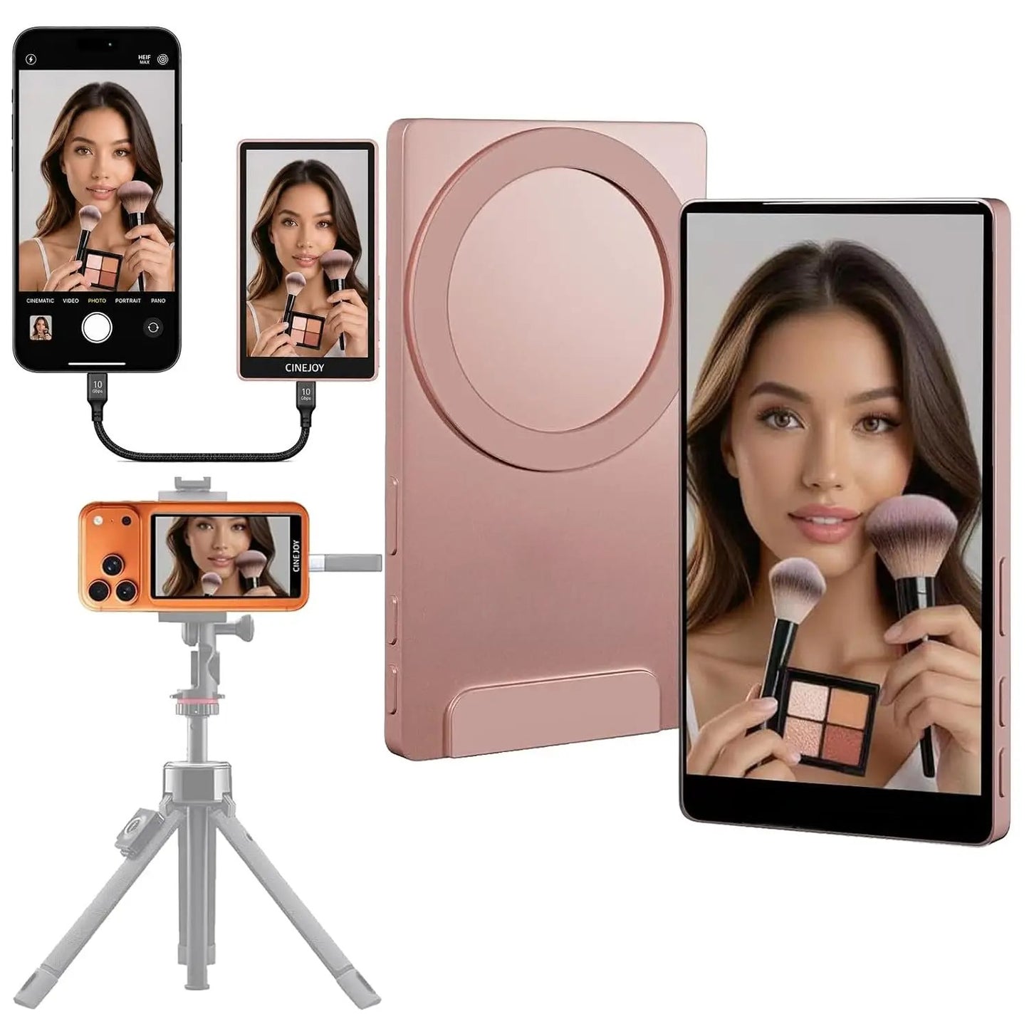 Professional Content Preview Selfie Monitor Screen