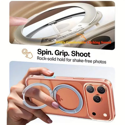 Elegant Magnetic Ring Protector Case