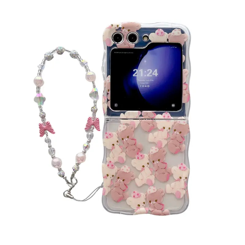 Candy Foldable Bear Bunny Case - Samsung