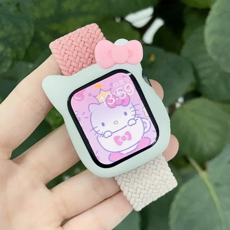 Cute Hello Kitty Watch Cover and Strap