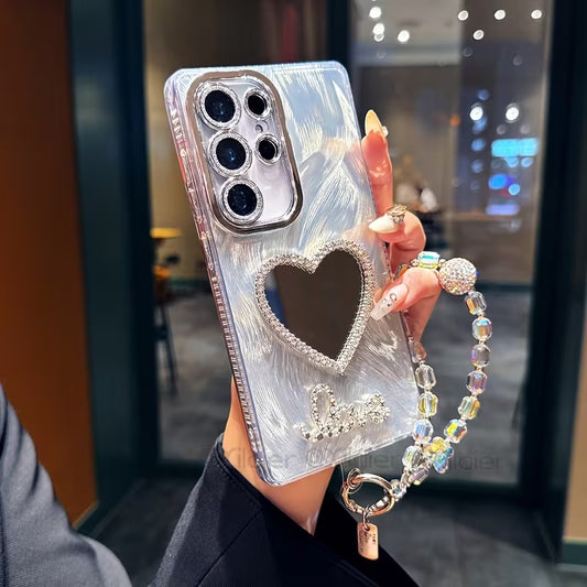 Crystal Love Mirror Case
