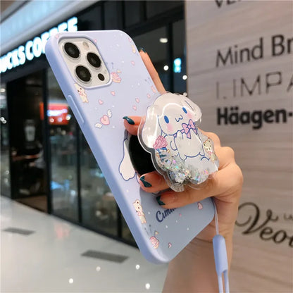 Sparkling Cinnamoroll Sanrio Quicksand Case - iPhone