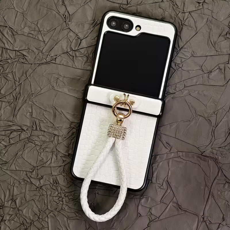 Galaxy Z Flip Series Noble Knot Croco Signature Case