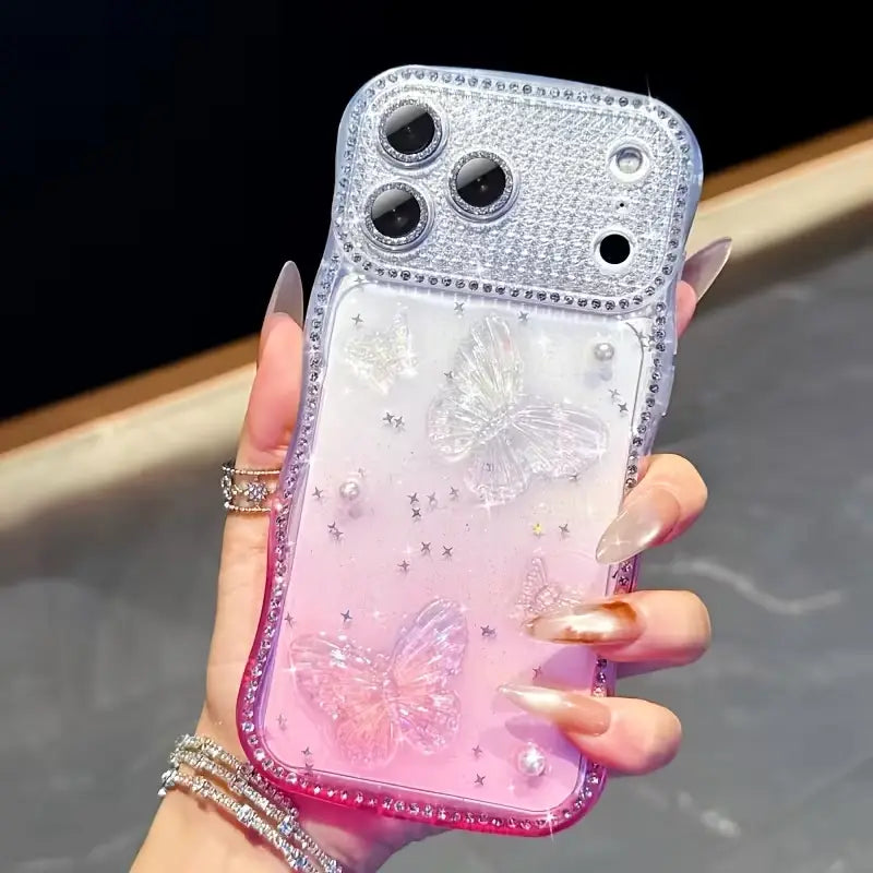 Sparkling Crystal Wings Case
