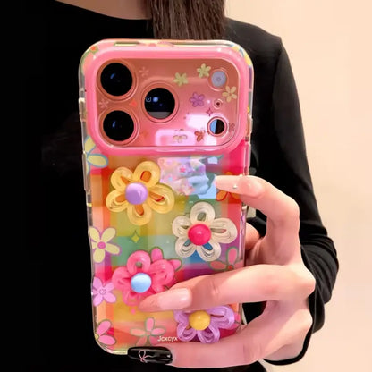 Rainbow Bloom Daisy Garden Case