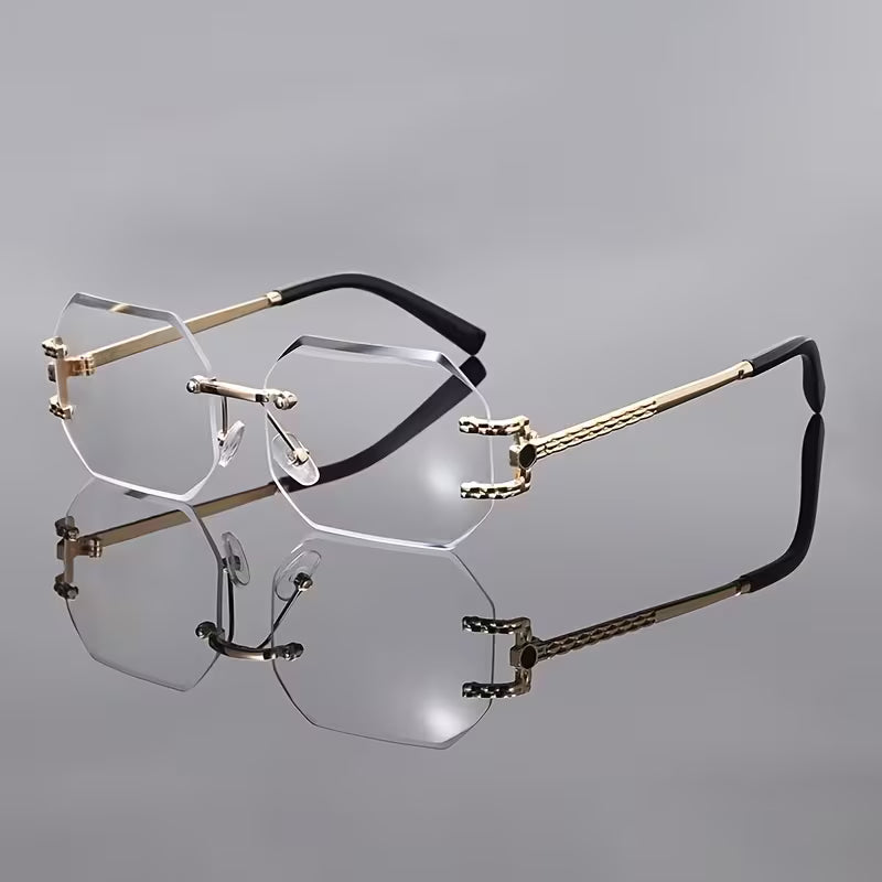 Noir Hex Luxe Golden Arm Sunglasses
