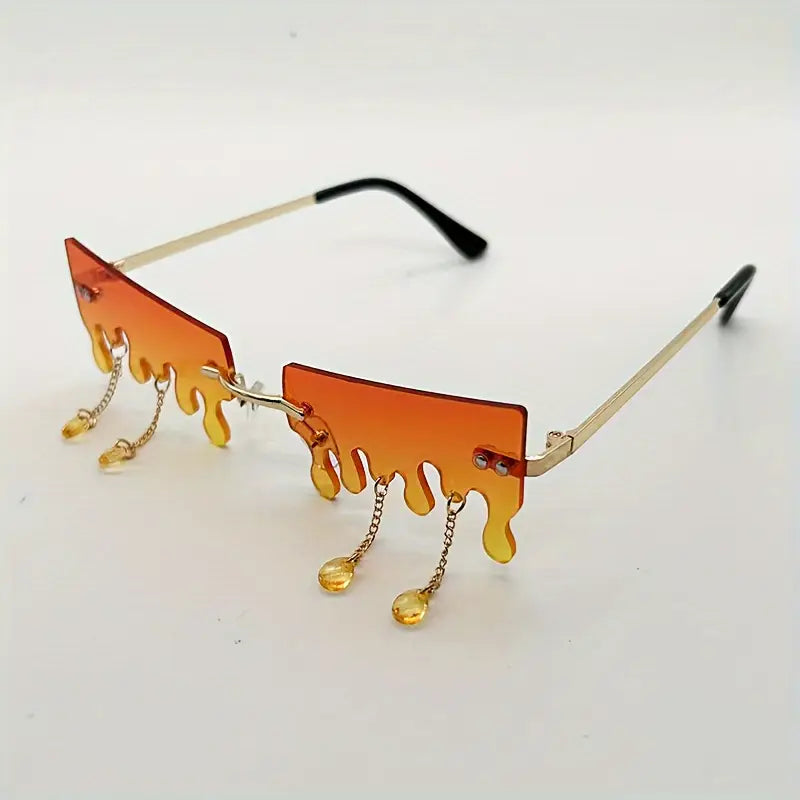 Square Melting Design Sunglasses