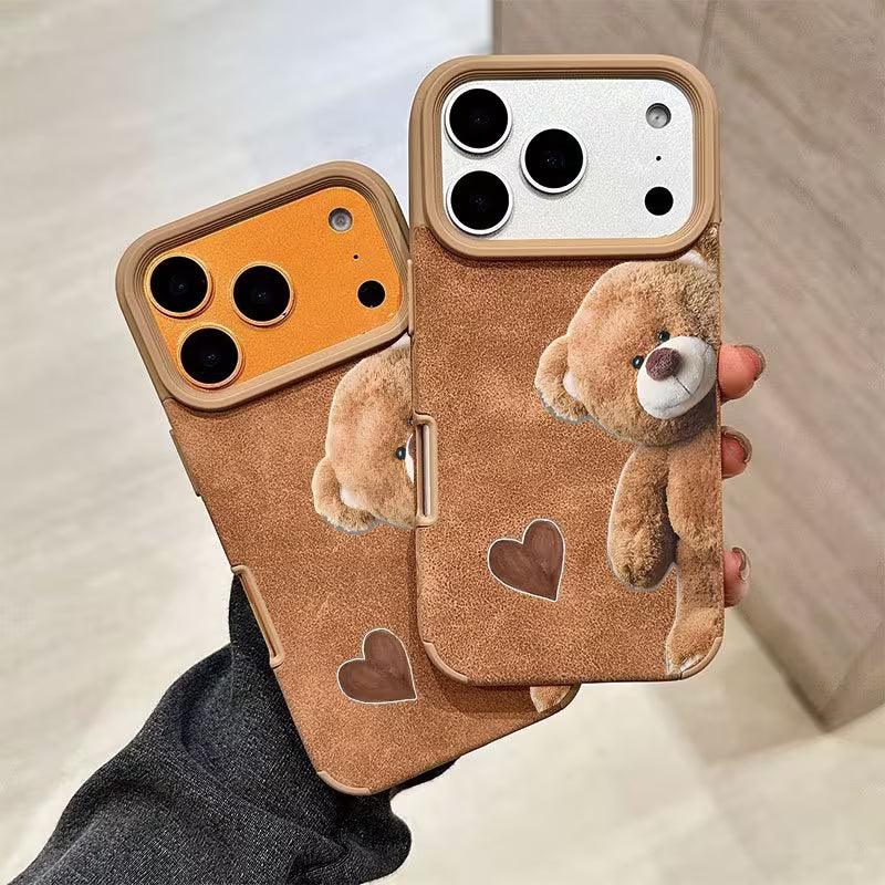 Snuggle Heart Warm Teddy Case