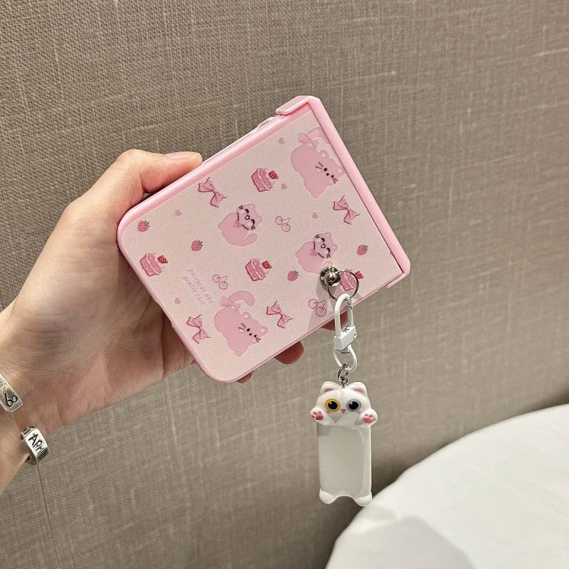 Cute Cat Strawberry Shortcake Case - Samsung