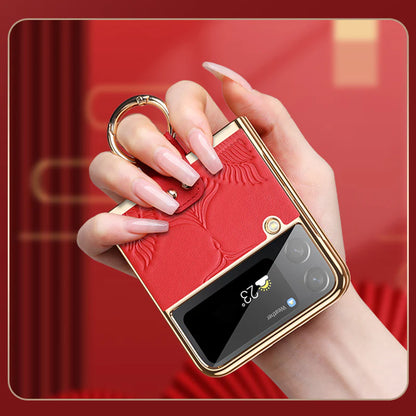 Galaxy Z Flip Series Noble Dynasty Ring Holder Case