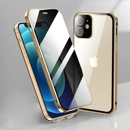 Privacy Shield Dual Magnetic Glass Case - iPhone