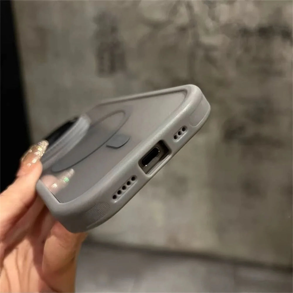 Durable Lens Flip Stand Magsafe Case - iPhone