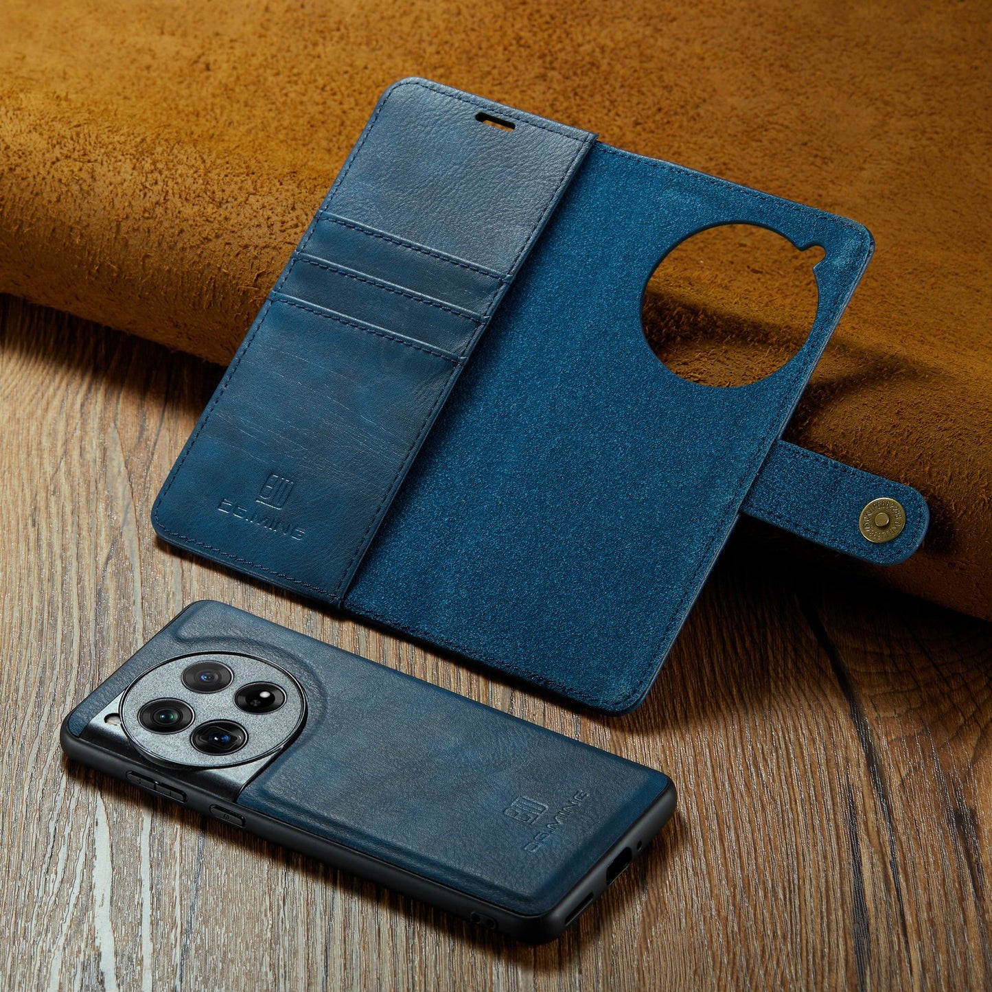 Pristine Detachable Leather Wallet Case - OnePlus