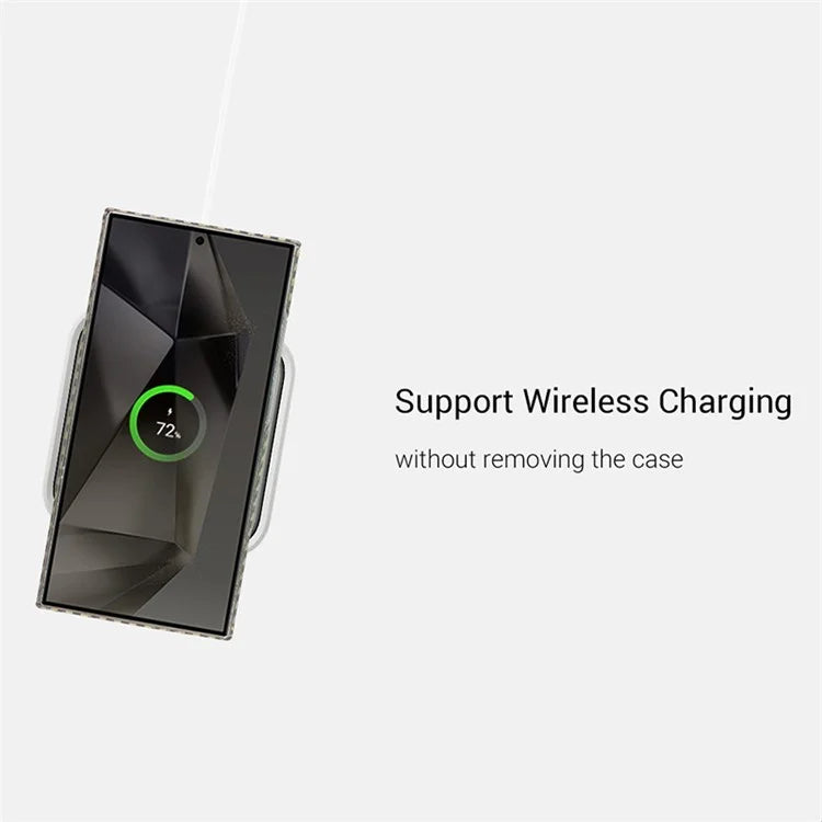 Elegant Carbon Fiber Shockproof Case - Samsung