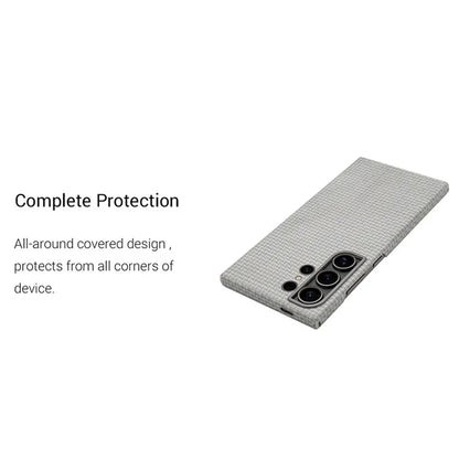 Elegant Carbon Fiber Shockproof Case - Samsung