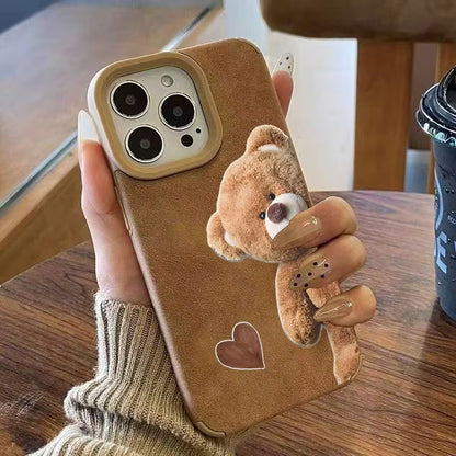 Snuggle Heart Warm Teddy Case