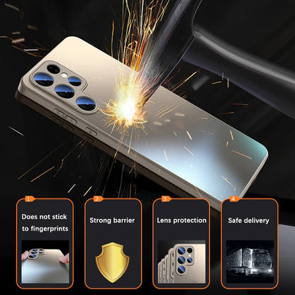 Frosted Glass Ice Veil Armor Case - Samsung