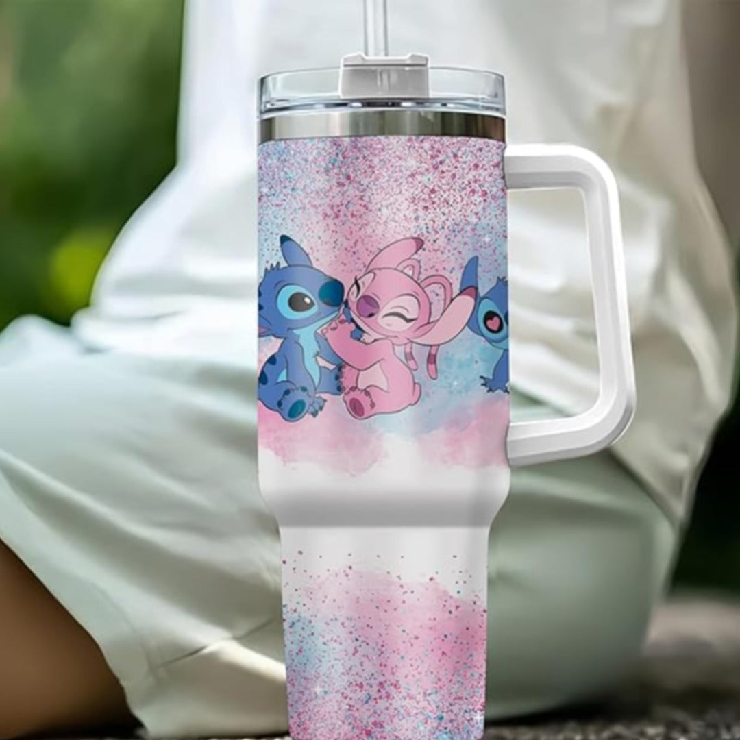 Cuddle Buddies Glitter Tumbler