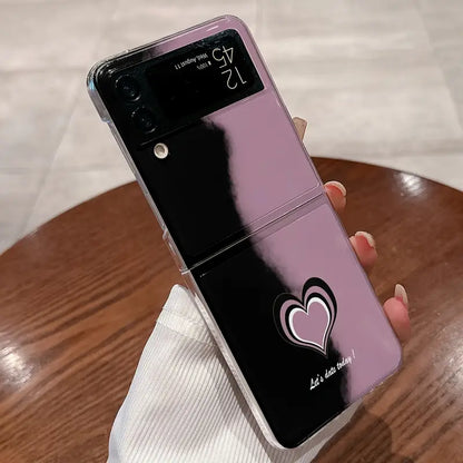 Elegant Heart Acrylic Case - Samsung