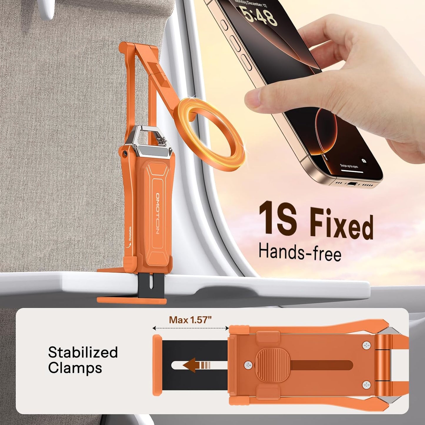 MagLock Magnetic Foldable Phone Stand