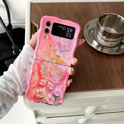 Dreamy Butterfly Glow Flip Case - Samsung