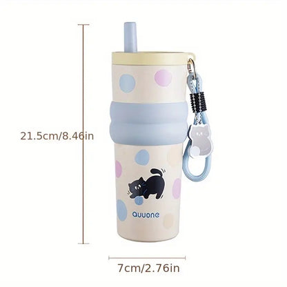Cute Dot Stainless Steel Travel Tumbler