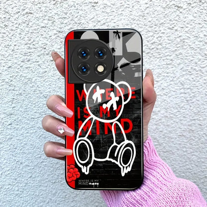 Mindful Bear Graphic Doodle Case - OnePlus