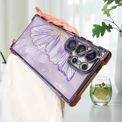 Half Winged Butterfly Glam Case - Samsung