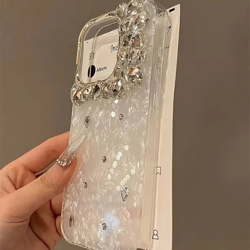 Crystal Glam Case with Rhinestone Accents