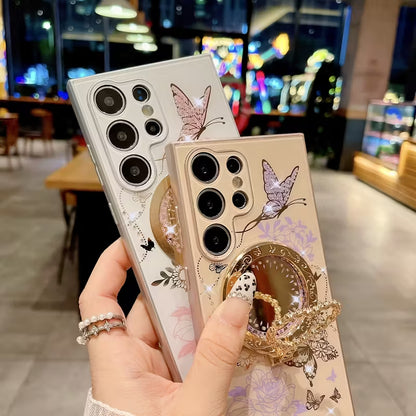 Butterfly Aura Floral Ring Case