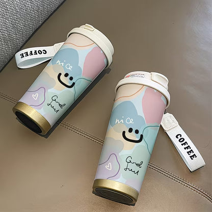 Cute Smiley Coffee Tumbler