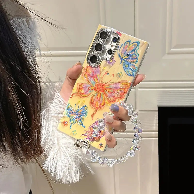 Elegant Butterfly Design Phone Case - Samsung