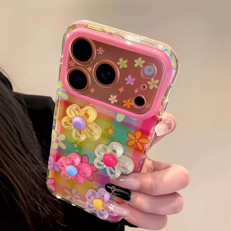 Rainbow Bloom Daisy Garden Case