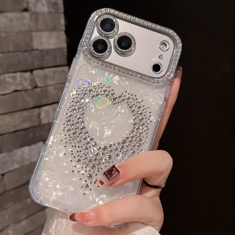 Crystal Heart Drip Luxe Case