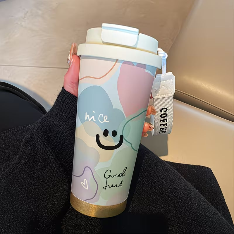 Cute Smiley Coffee Tumbler