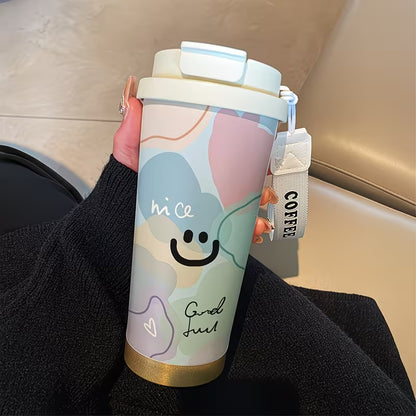 Cute Smiley Coffee Tumbler