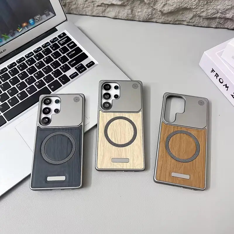 Galaxy S26 Ultra Contemporary MagSafe Wood Case