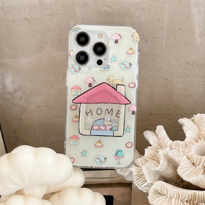 Whimsical Home and Puppy Design Case