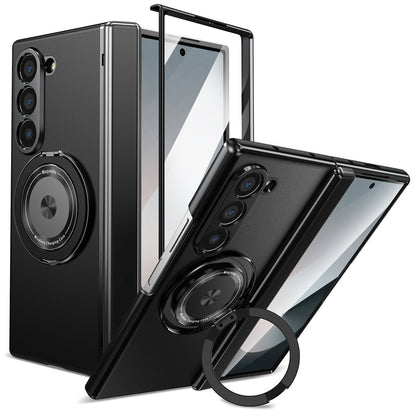 Galaxy Z Fold6 Elegant Magnetic Ring Holder Case