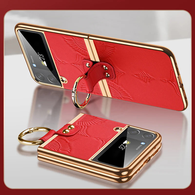 Galaxy Z Flip Series Noble Dynasty Ring Holder Case
