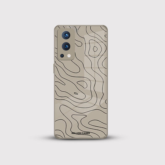 Swirls Pattern Glass Case - OnePlus Nord Series