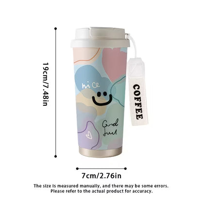 Cute Smiley Coffee Tumbler