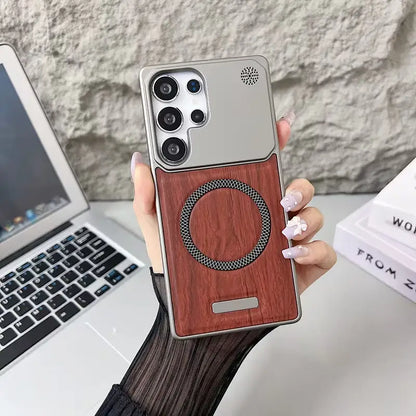 Galaxy S26 Ultra Contemporary MagSafe Wood Case