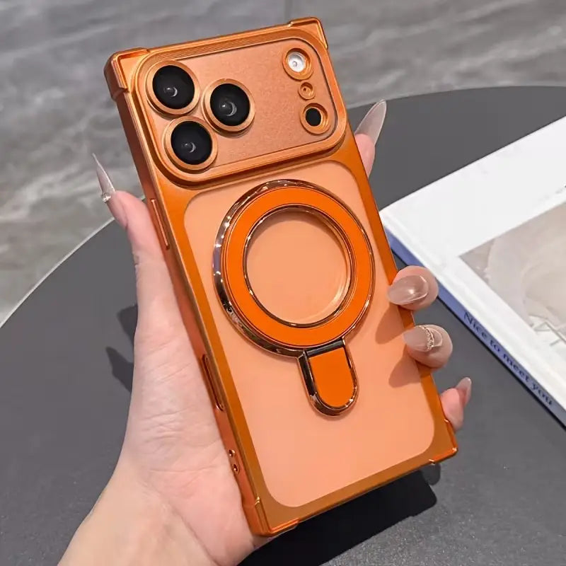 Phoenix Glow Metal Ring Case