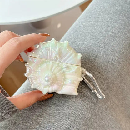 Glittering Sea Shell AirPods Case