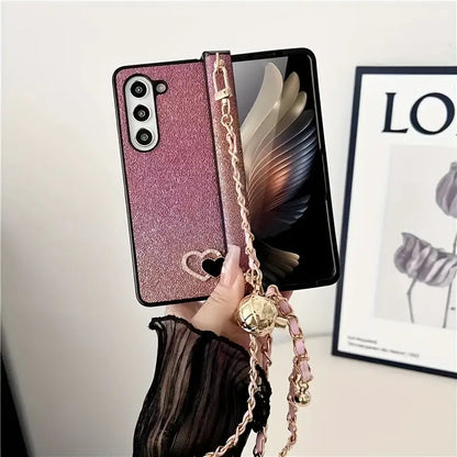 LoveGrip Cross Lanyard Hinge Case - Samsung